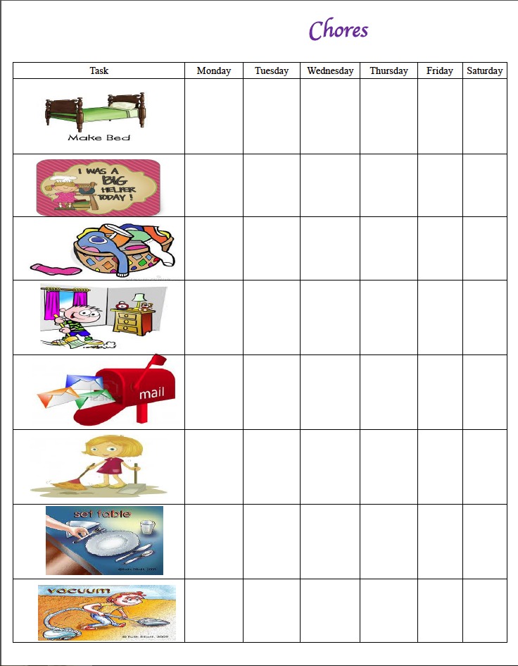 chore chart for 3 4 year olds edgrafik chore charts for 3 year old