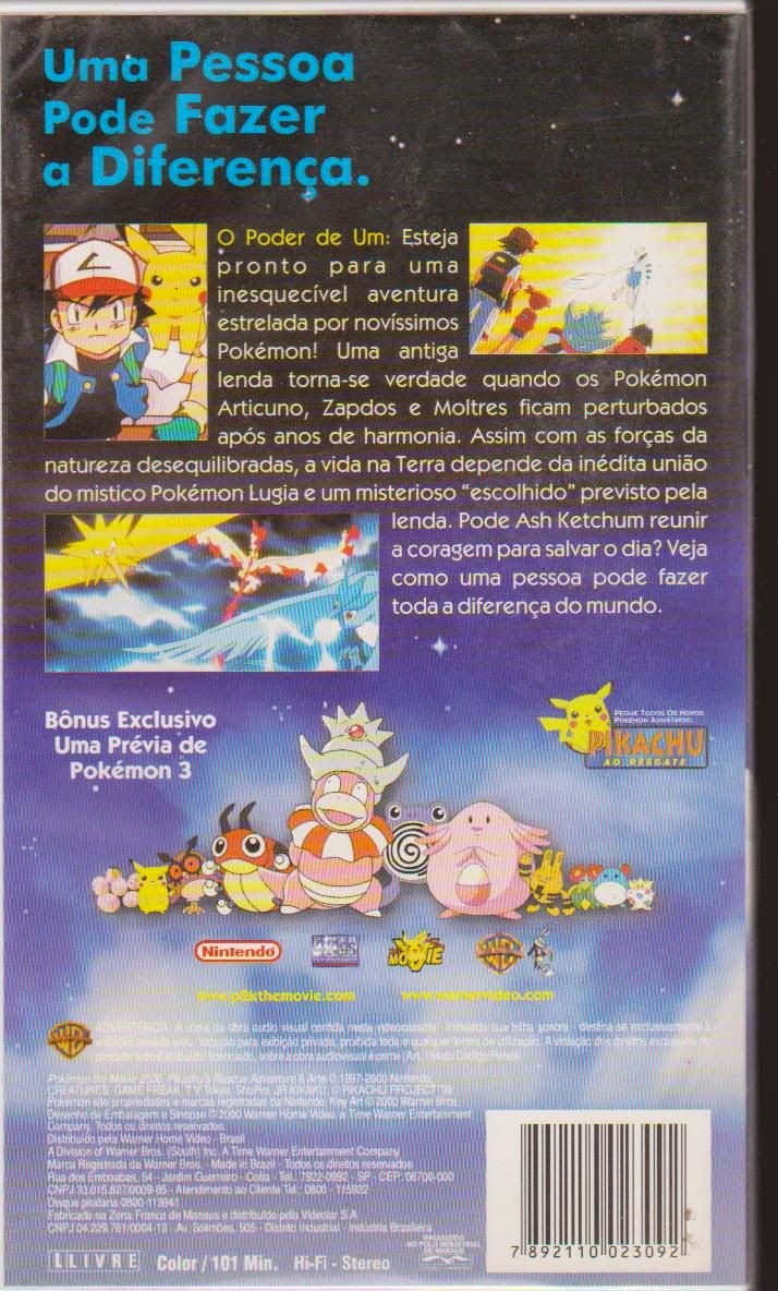 Dvd Pokemon O Filme 2000 em Promoção na Americanas