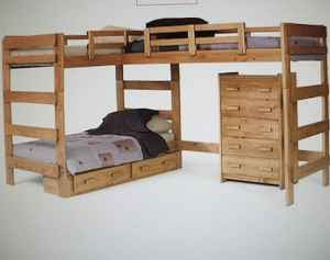 bunk bed plans l shaped