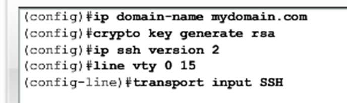 TELNET et SSH sous packet tracer