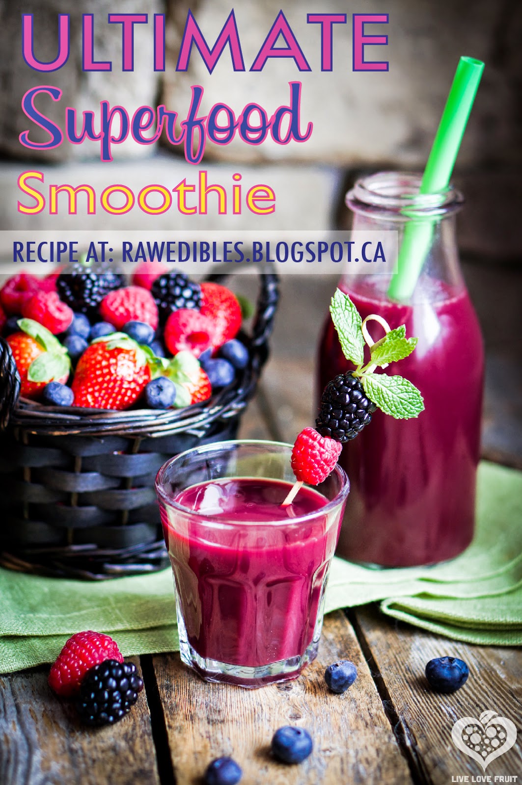 Ultimate Superfood Smoothie Raw Edibles