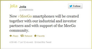 Forward MeeGo, The Former Employees Nokia Form Jolla