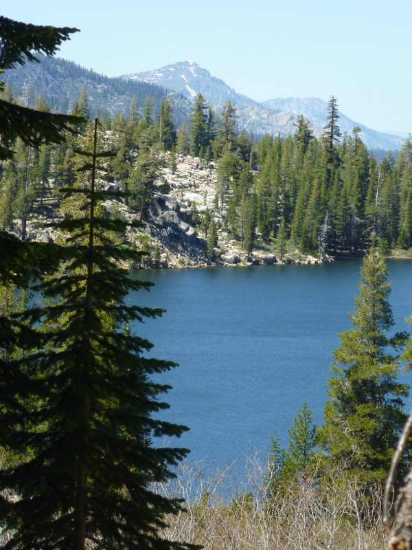Trailing Ahead Round Lake between Big Meadow and Meiss Meadow