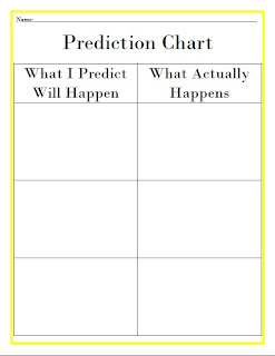 prediction chart hansford mrs classroom simple any story used