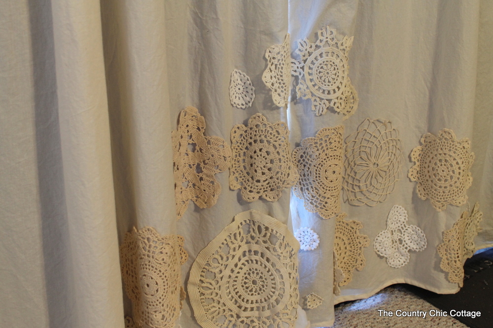 Doily Curtains{The Country Chic Cottage}