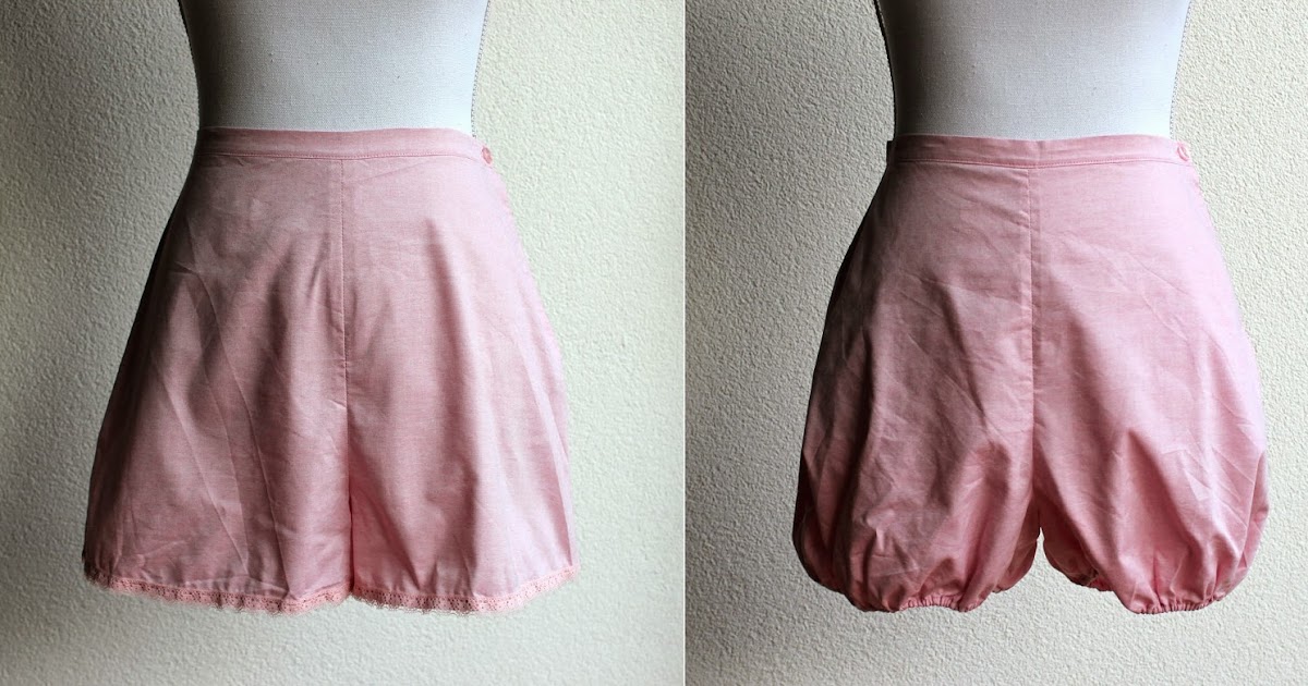 Miss Hendrie's Workbook 1940s knickers and mini bloomers