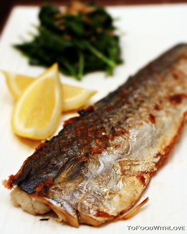 To Food with Love Saba Shio (Grilled Salted Mackerel)