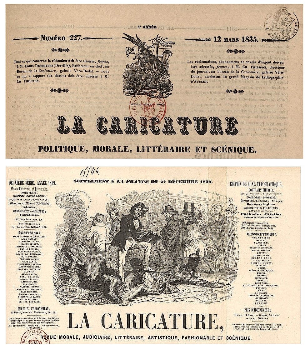 Vive les Satiristes! Caricature during the Reign of Louis Philippe,  1830-1848 – JHI Blog