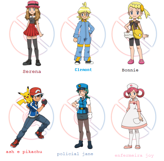 Confira como é a seleção de personagens de Pokemon X e Y