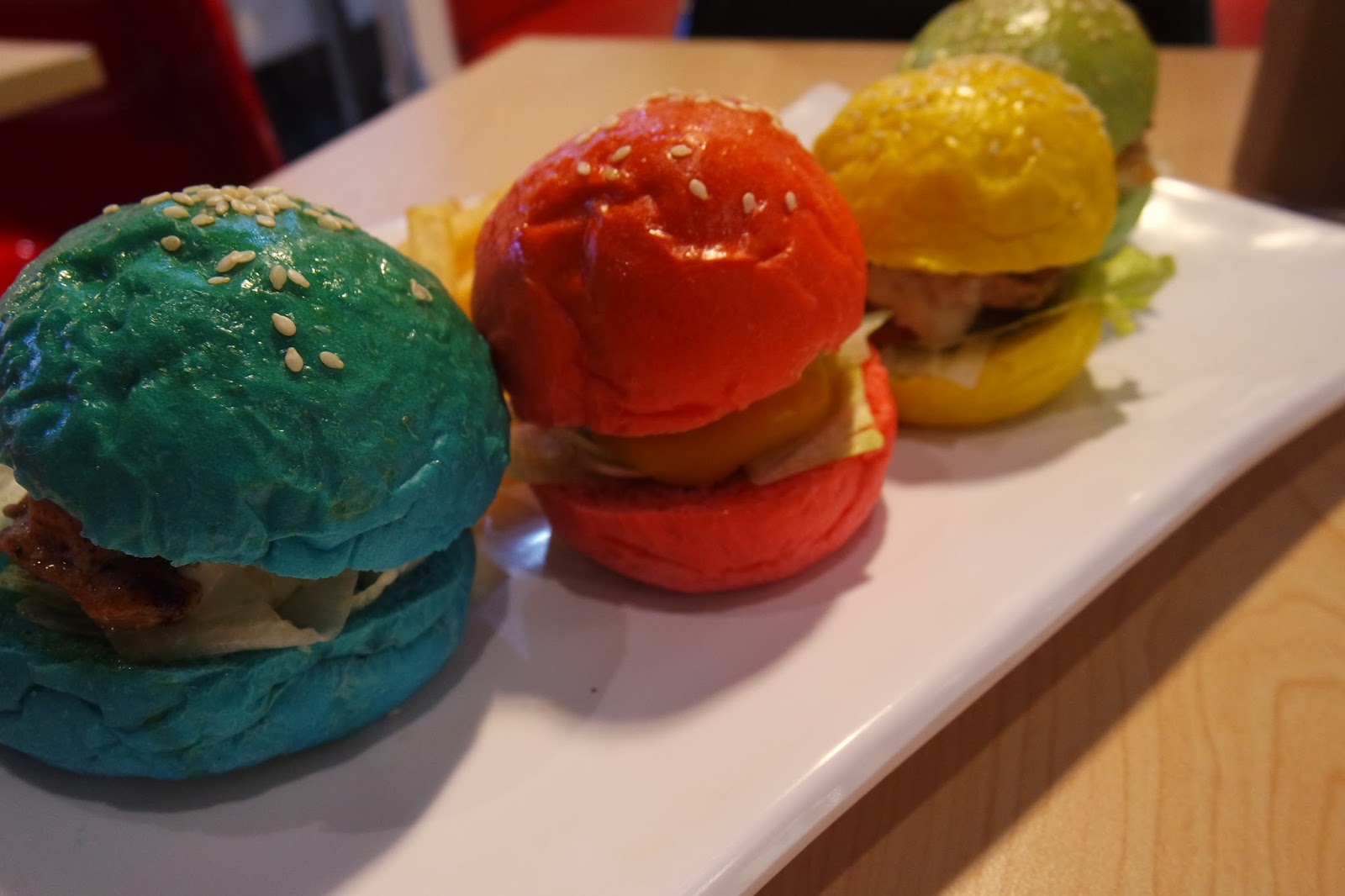 Image result for colourful burgers