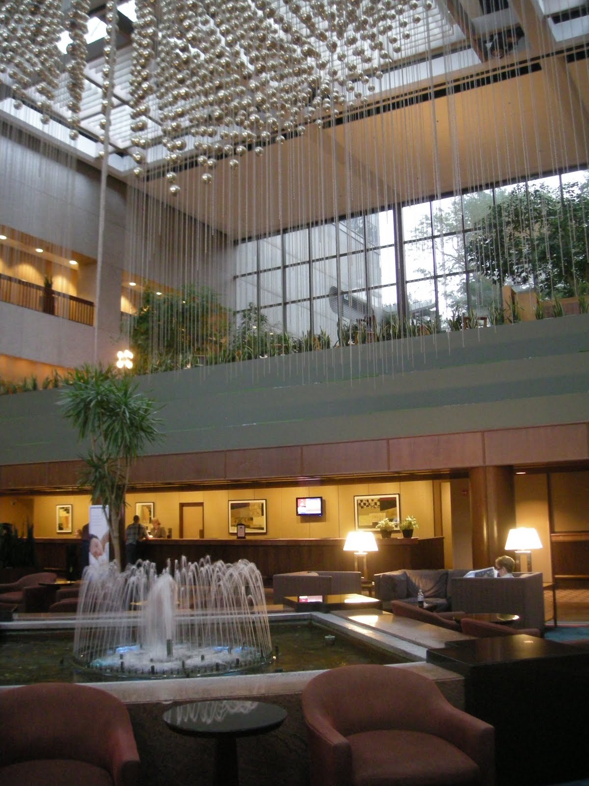 Cutting Coupons in KC Kansas City Tour of Fountains Crown Center