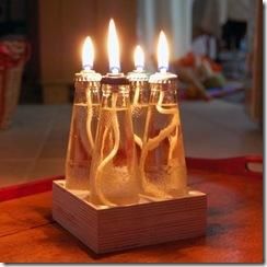 Jardin Decora: Una antorcha de jardín para una mesa