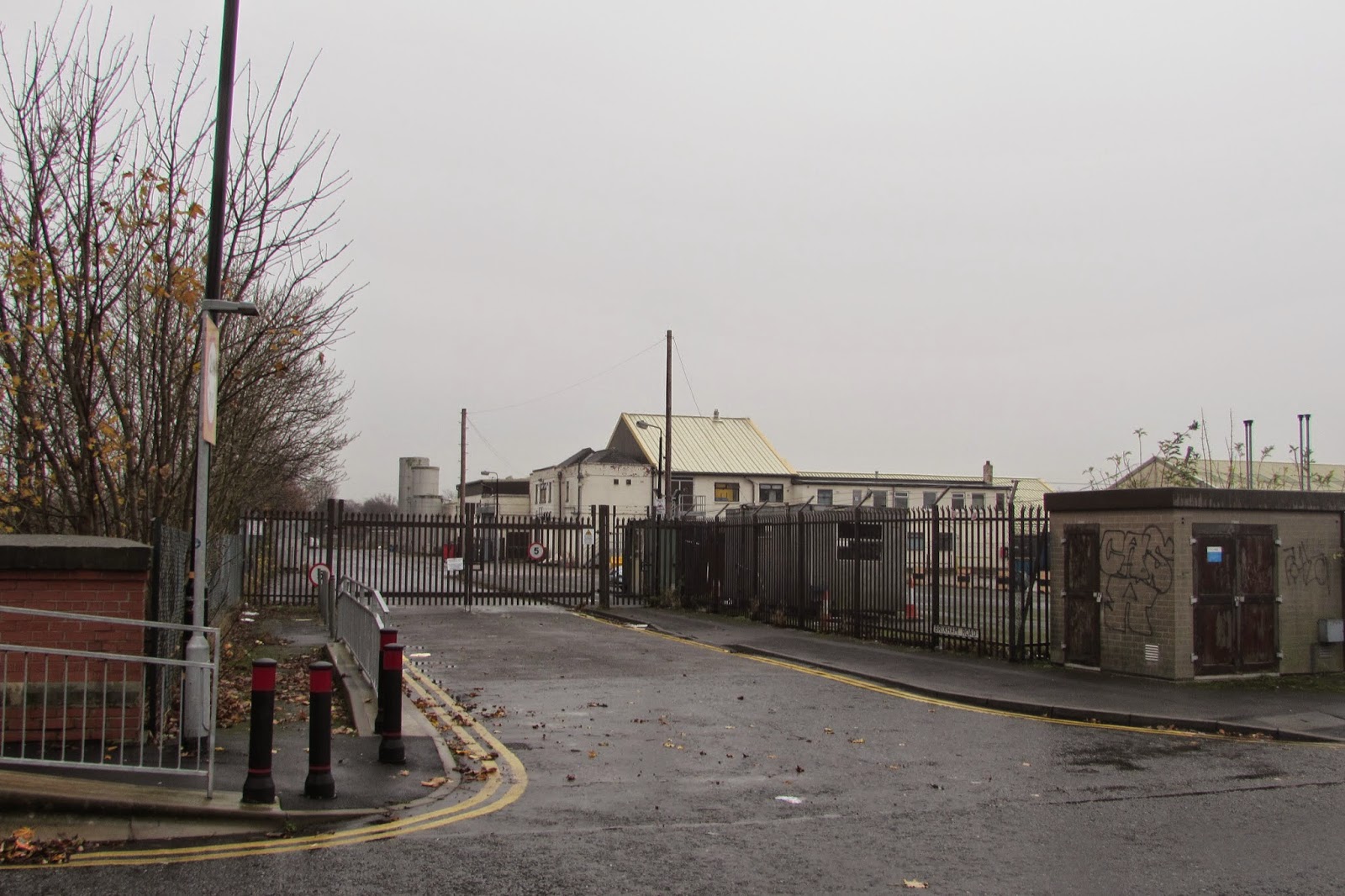 Andrew Simpson Down at Ayres Road at another old factory