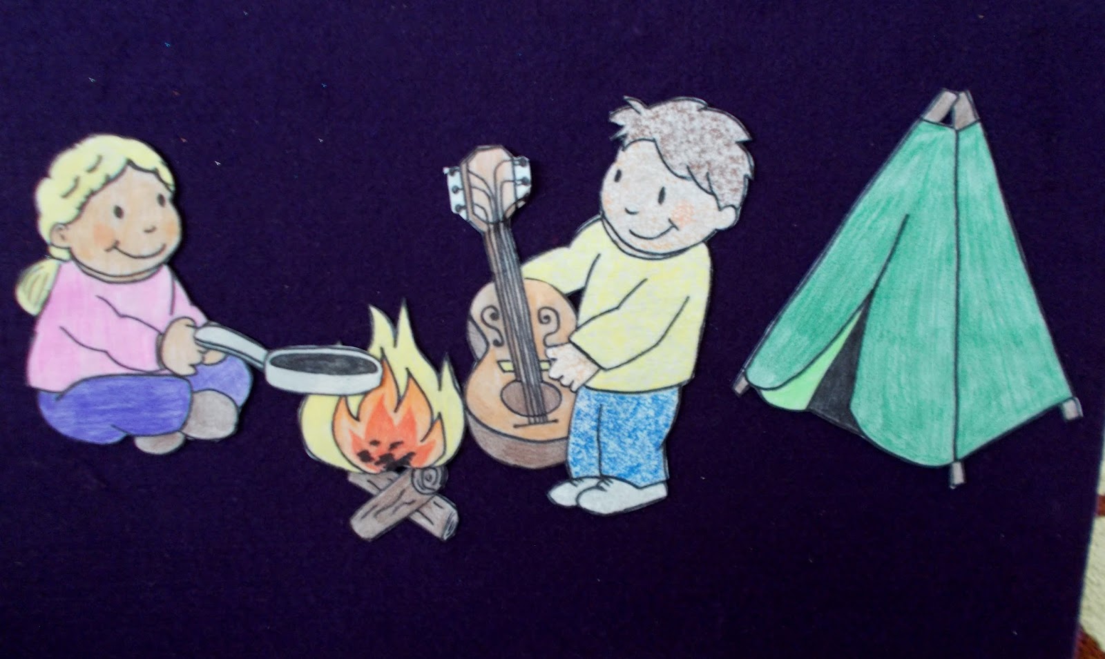 Fun with Friends at Storytime A Camping Song