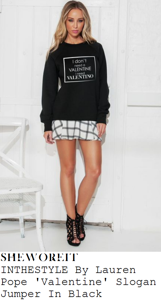 lauren-pope-black-i-dont-need-a-valentine-i-need-valentino-slogan-jumper