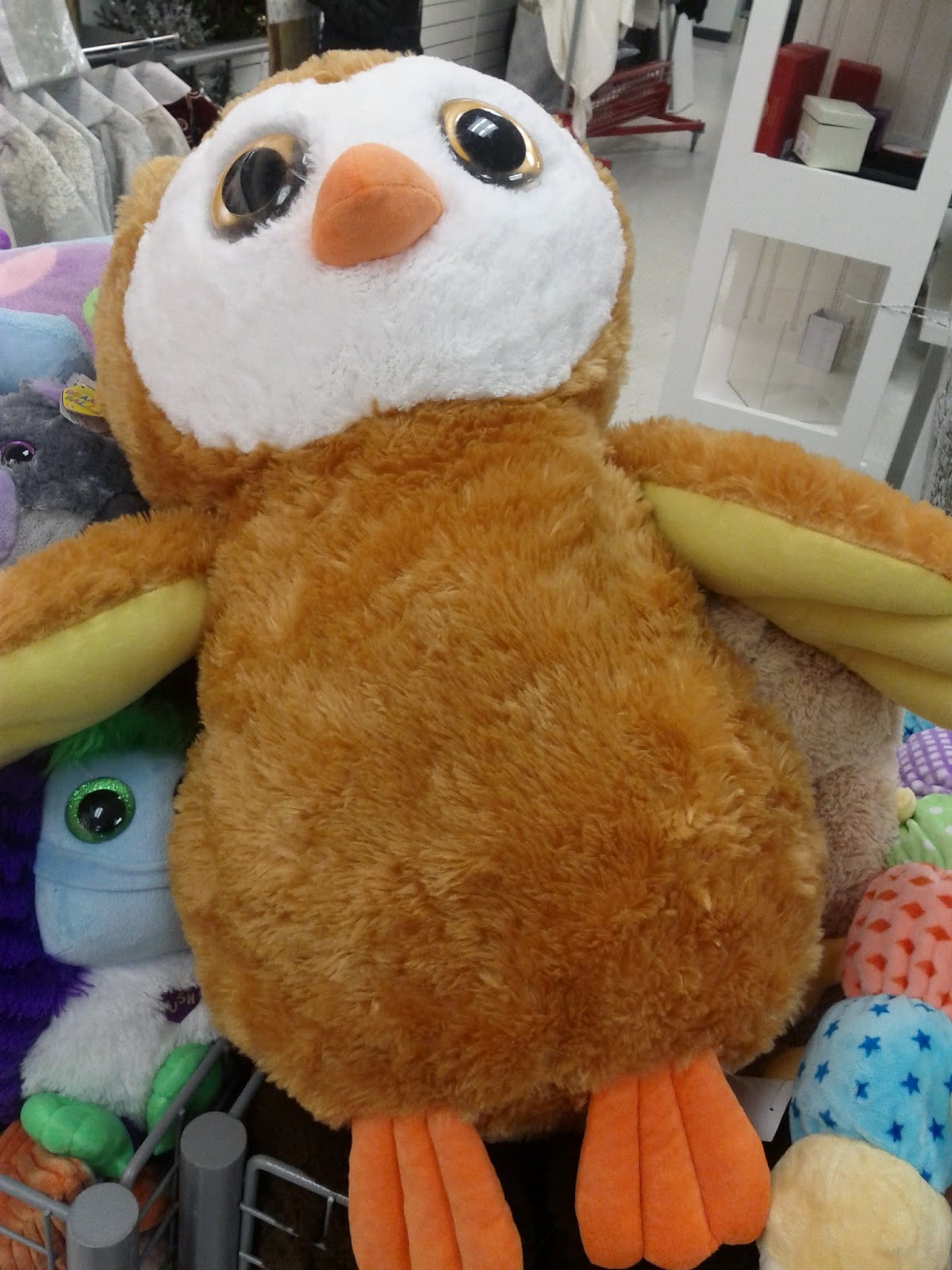 Toronto things Big Owl Plush Toy, Marshalls, Dufferin Mall
