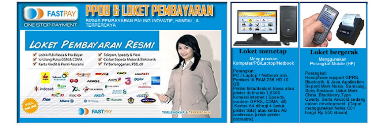 Bisnis Loket Pembayaran PPOB Fastpay