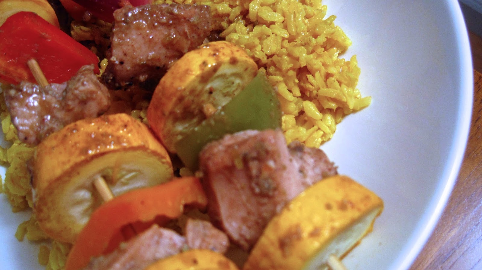 Kvell in the Kitchen Jerk Chicken and Tofu Kebabs