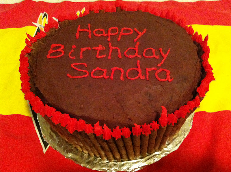 Sandra Birthday Cake