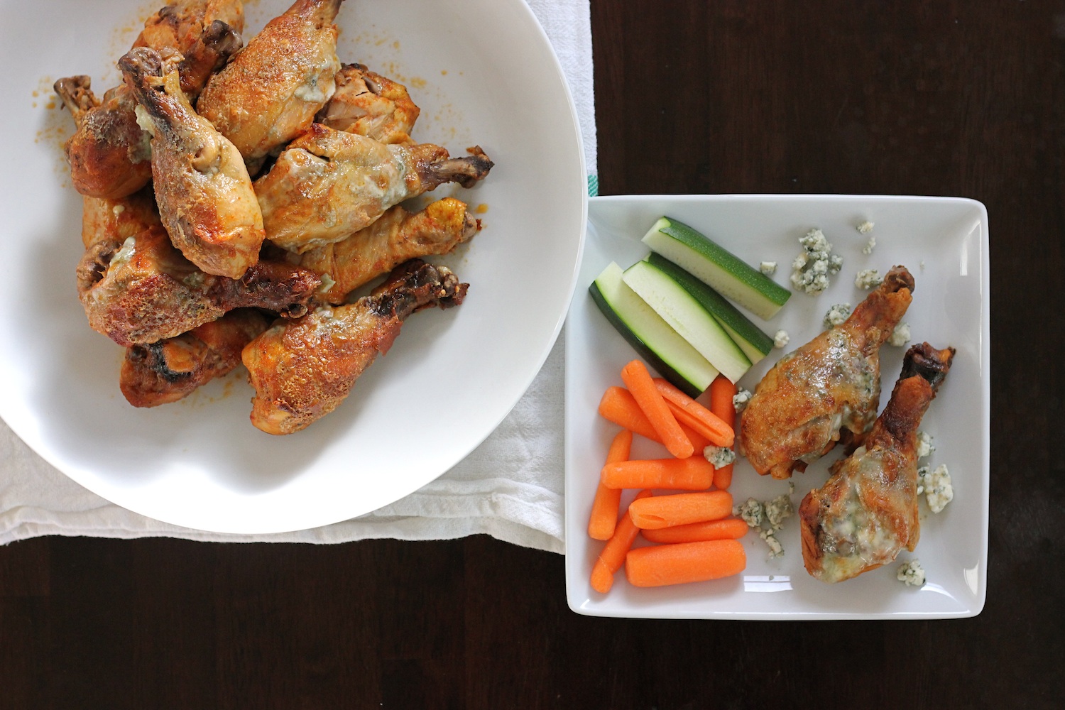 The Lucky Penny Blog Bleu Cheese Crusted Buffalo Drumsticks