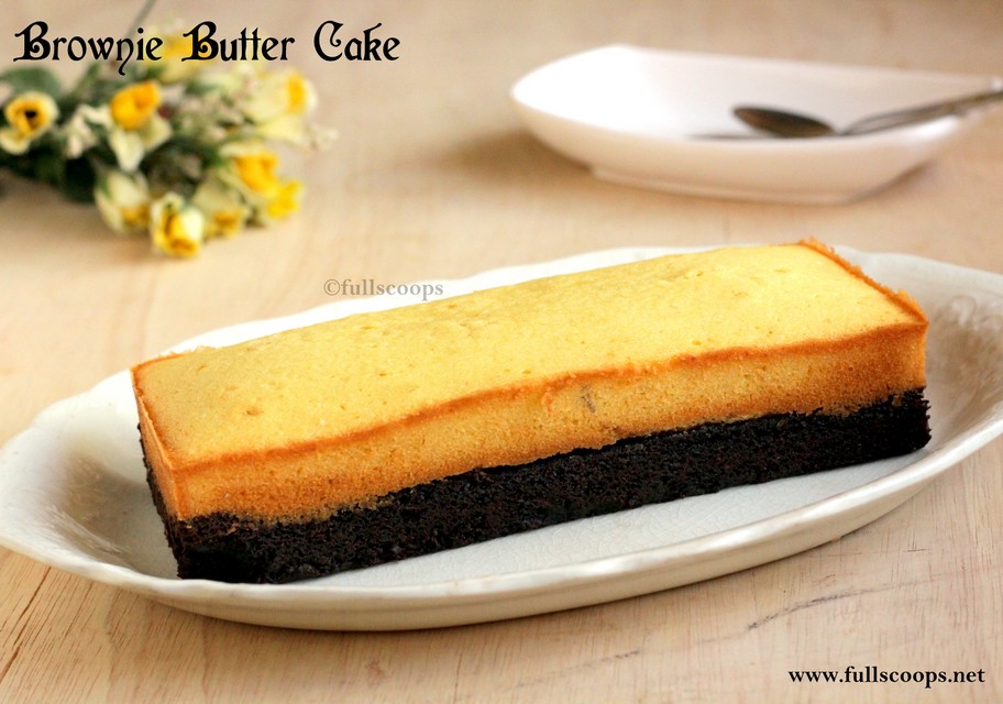 Brownie Butter Cake Full Scoops A food blog with easy,simple