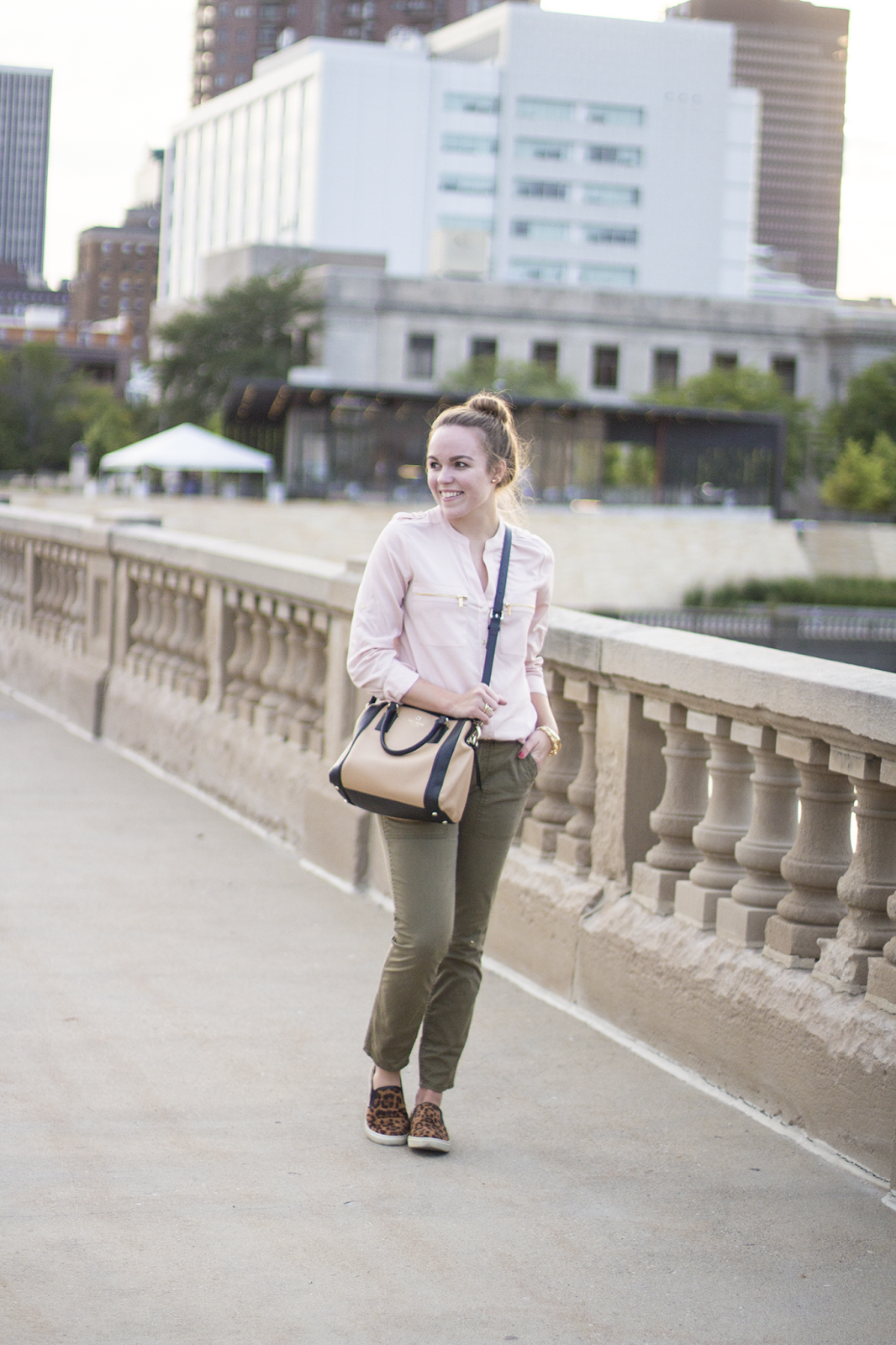 Blush Pink & Army Green Tay Meets World