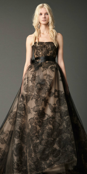 I Heart Wedding Dress: Vera Wang Black for Fall 2012 I Heart Wedding Dress: Vera Wang Black for Fall 2012