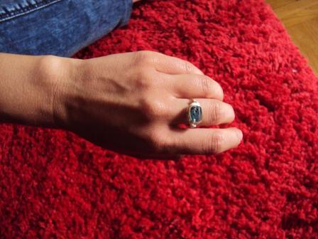 Magichandmadework Inelus Cu Piatra Albastra