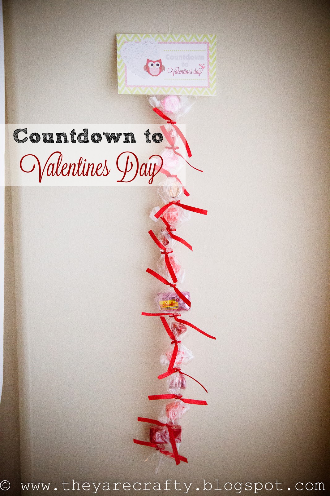 They Are Crafty Countdown to Valentines Day