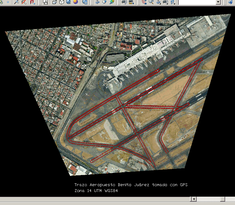 distorsion perspectiva  aeropuerto Juarez