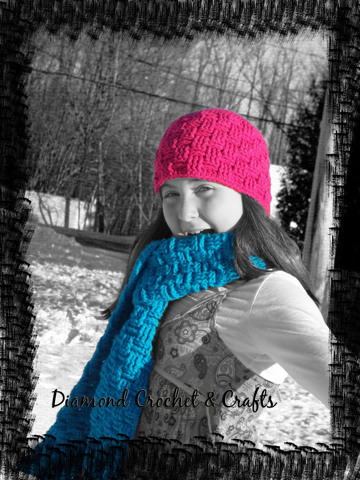 Diamond Rose Crafts Basket Weave Hat Pattern