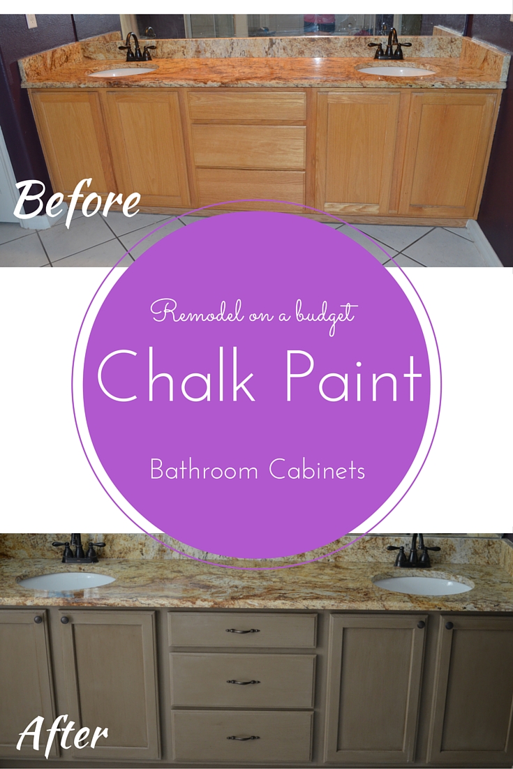 The Thrifty Spender Bathroom Make Over with chalk paint