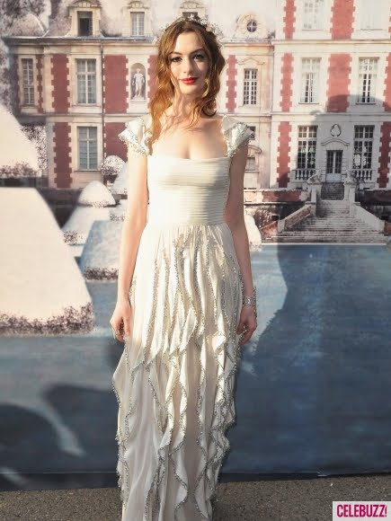 Anne Hathaway attend the White Fairy Tale Love Ball in support of The Naked