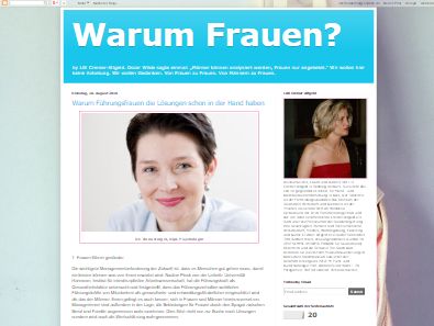 WARUM FRAUEN?