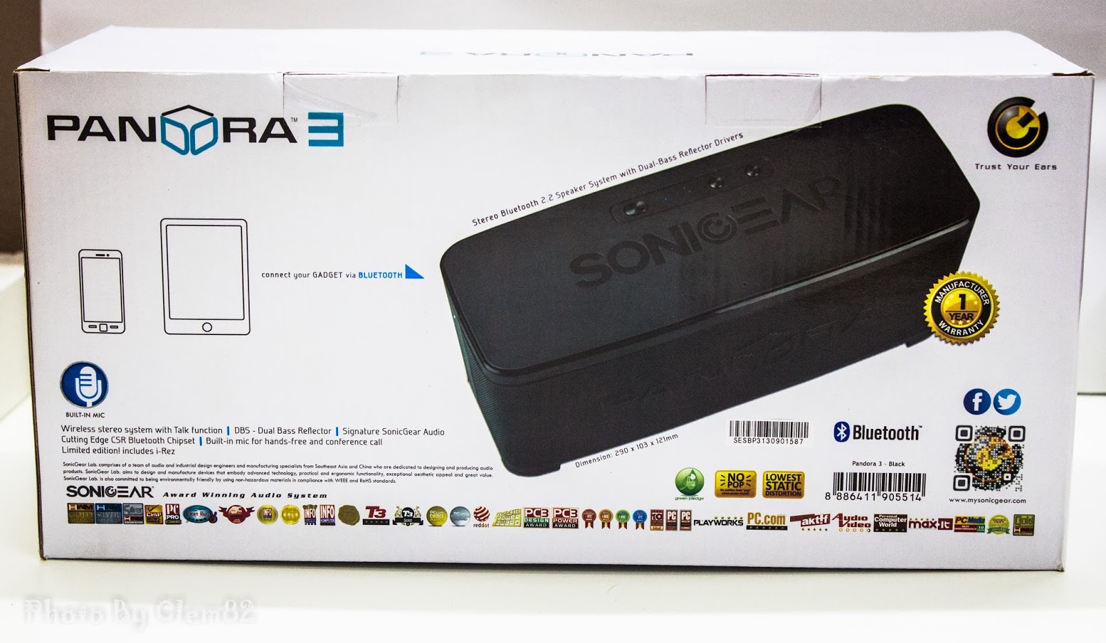 Opening Pandora's Box: SonicGear Pandora Wireless Bluetooth Media Player Series 40