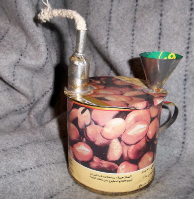 Crafting an oil lamp from tin cans--Food Storage and Survival