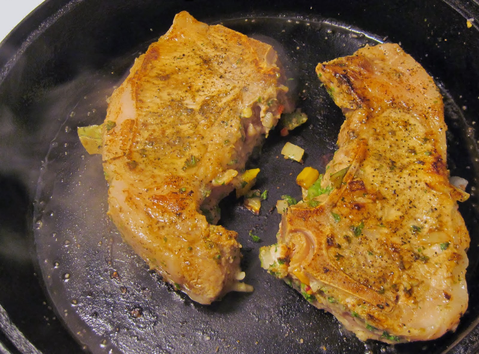 Carolina Sauce Company Roasted Pork Chops with Cuban Mojo