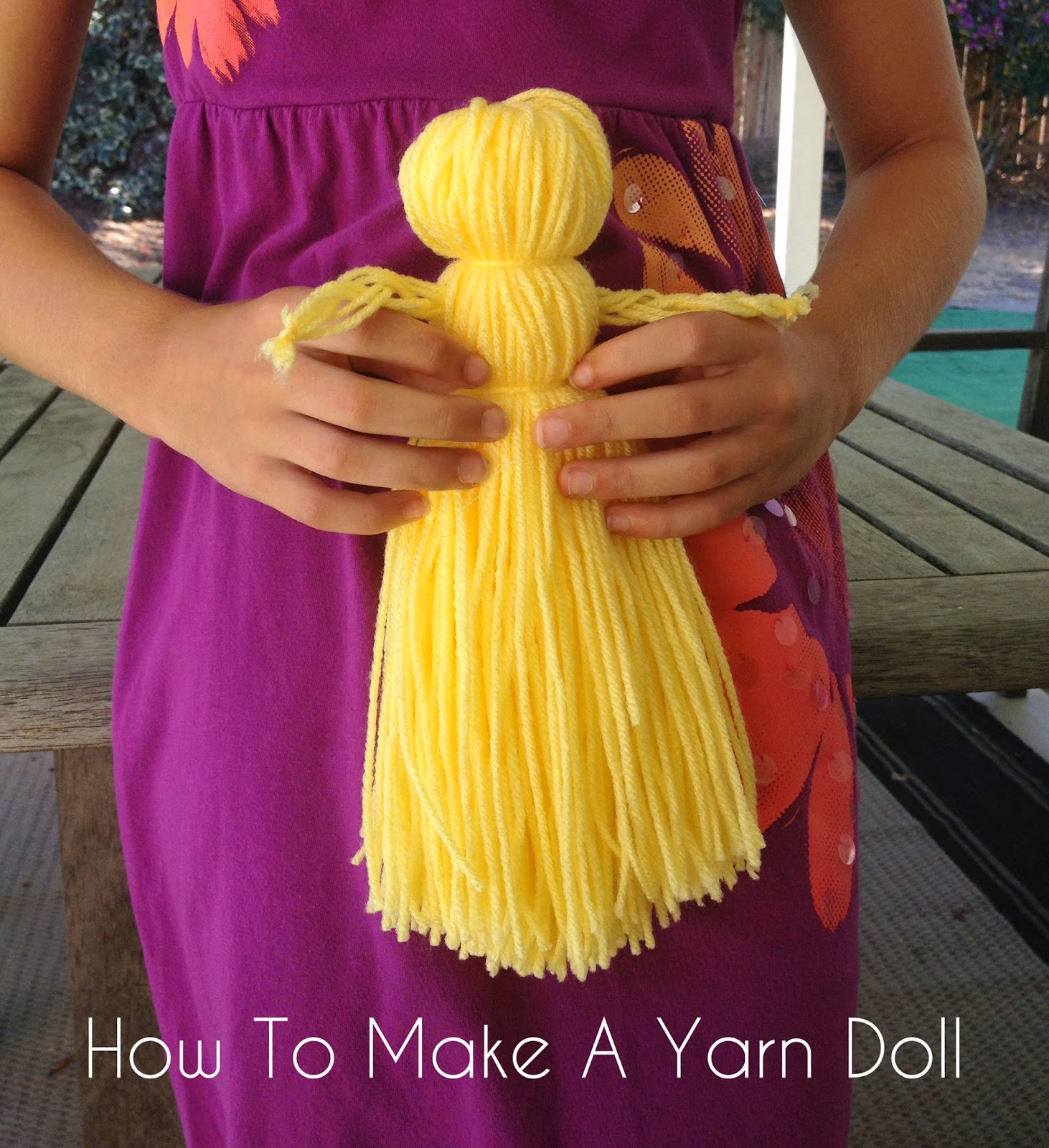 Be Brave, Keep Going: How To Make A Yarn Doll - Easy Yarn Doll Tutorial