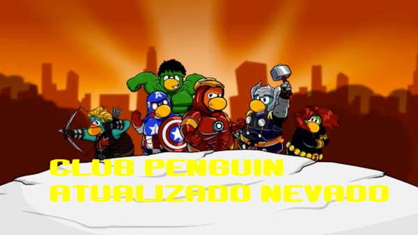 Club Penguin atualizado nevado