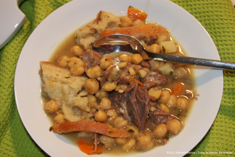 Cravo e Canela Jantar de Borrego com Grão e Hortelã Um Comer Alentejano