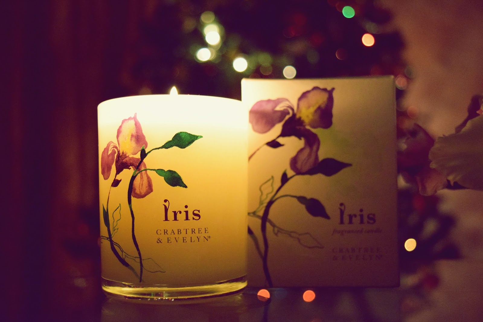 Iris Fragrance Candle Crabtree & Evelyn Pretty Gloss Blog