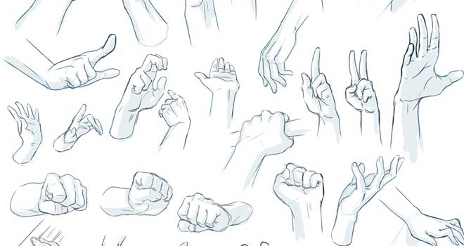 Pictures Of Beauty: Pictures of how to draw hands tutorials
