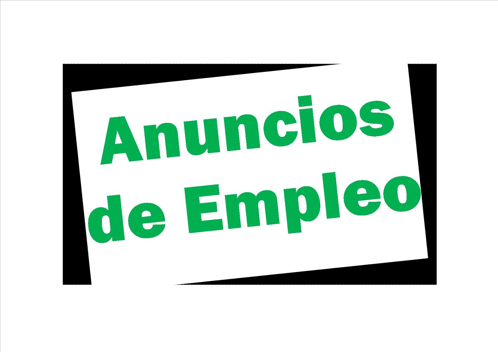 ¿BUSCAS EMPLEO?