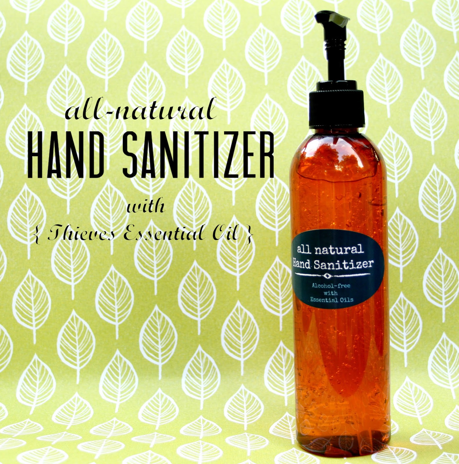 AllNatural Hand Sanitizer Weeknight Dish