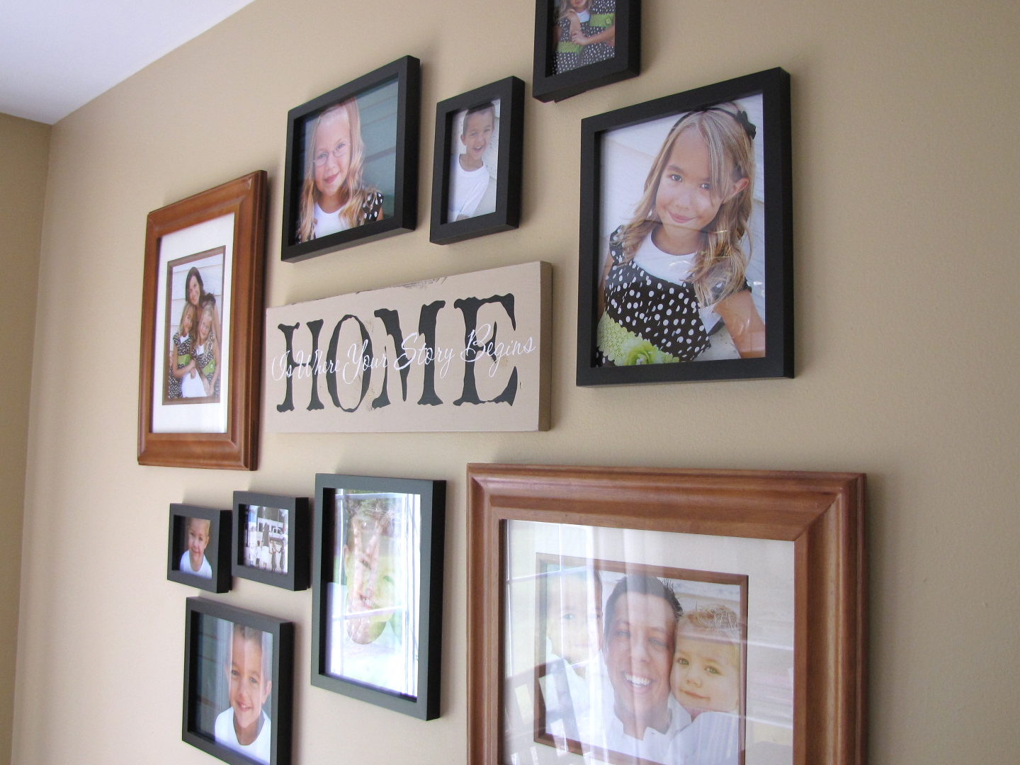 Priddy Haven Project How to hang a photo collage