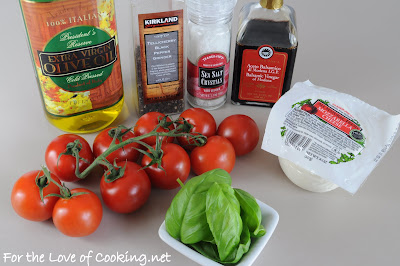 Roasted Tomato Caprese Salad