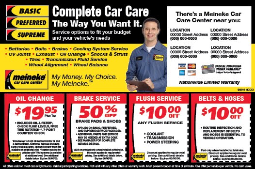 OIL CHANGE COUPONS