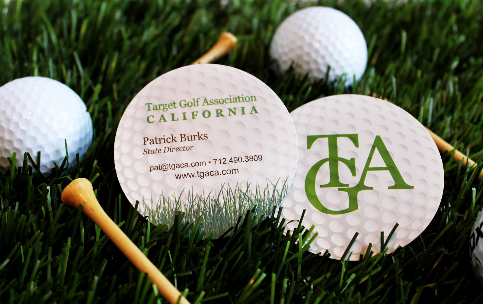 Tiffzippy. . . . just zipping through Golf ball business cards