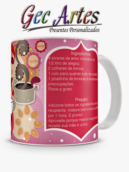 caneca personalizada dia das mães