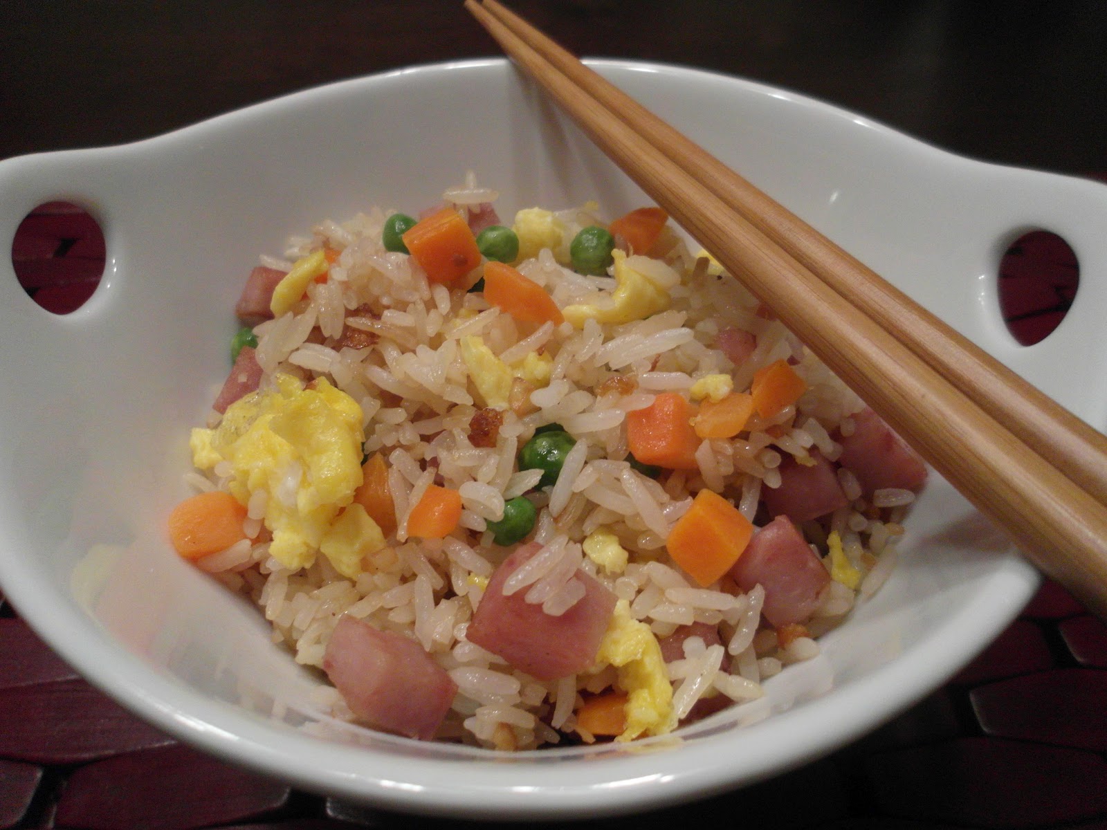 Lovely's Cooking! Garlic Fried Rice with Spam!